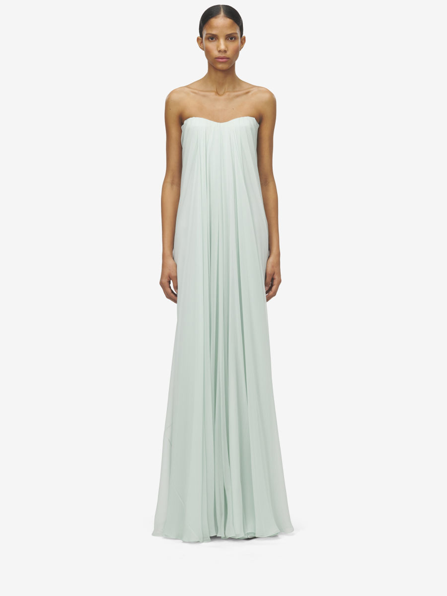 ALEXANDER MCQUEEN - Bustier Evening Dress - Item 842937QBACI3056